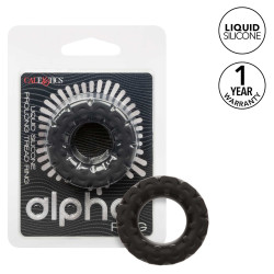 alpha ring by Calextotics Cockring Alpha Black 25mm